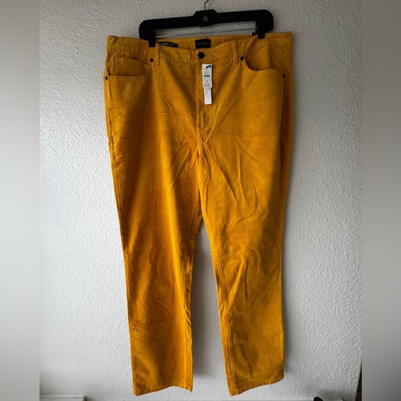 Talbots STRETCH CORDUROY STRAIGHT LEG PANTS Size 18 - Picture 3 of 10